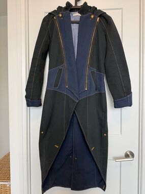 Volante Design “The Eagle” Hooded Coat Assassin Inspired - Gilded Onyx - Size M